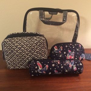 NWT Vera Bradley Cosmetics Case Set